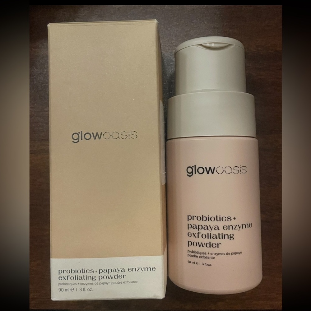 Glow Oasis Probiotics+ Exfoliating Powder - Cream